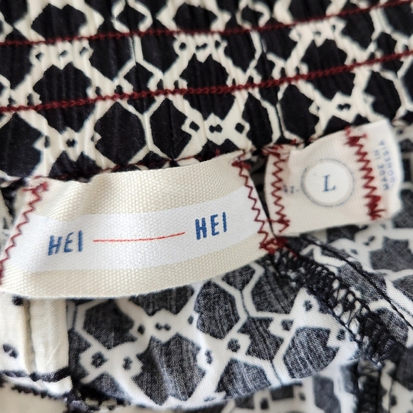 Hei Hei Black & White Casual Trouser Pants - Picture 5 of 14